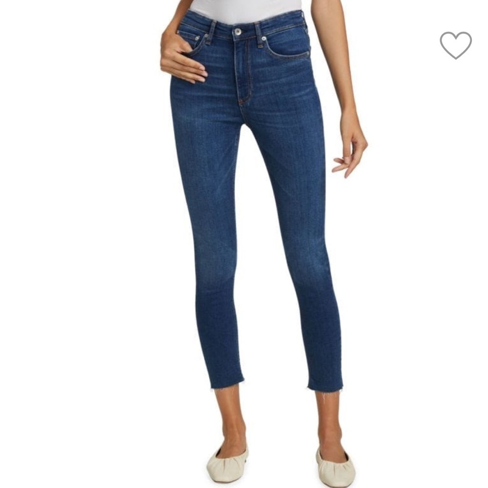 Rag & Bone Nina High Rise Ankle‎ Skinny Jeans Medium Wash Women’s Size 26